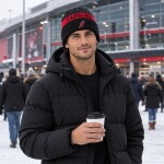 Fanatics Pánská zimní čepice Carolina Hurricanes NHL Authentic Pro A/Cap Cuffed Beanie