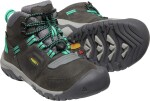 Trekové boty Keen RIDGE FLEX MID WP YOUTH magnet/greenlake Velikost: 37