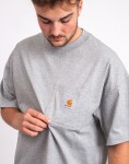 Tričko Carhartt WIP S/S Work Pocket T-Shirt Grey Heather