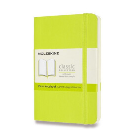 Zápisník Moleskine - měkké desky, S, čistý - limetka