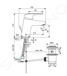 IDEAL STANDARD - CeraFlex Umyvadlová baterie s výpustí, chrom B1838AA