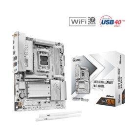 ASRock MB Sc AM5 X870 Challenger WiFi WHITE, AMD X870, 4xDDR5, 1xHDMI, 2xUSB4, WiFi EDF_1883148