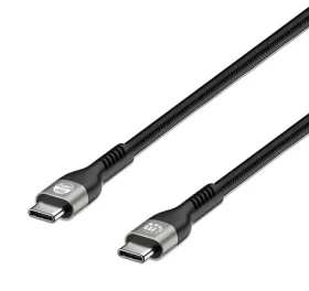 Manhattan černá / Kabel USB-C - USB-C / USB 2.0 / 240W PD 3.1 / 2 m (356367)