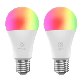 Smart LED žárovka E27 10W RGB CCT WOOX R9077/2pack ZigBee Tuya sada 2ks