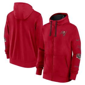 Nike Pánská mikina Tampa Bay Buccaneers NFL Full-Zip Club Fleece Hoodie - Červená Velikost: S