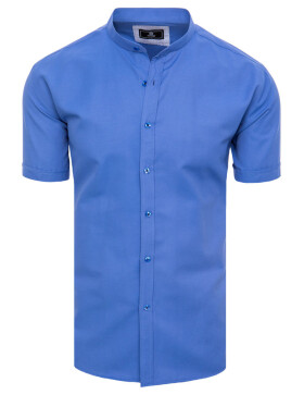 Pánská chrpově modrá košile Dstreet krátkým rukávem