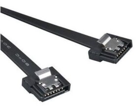 AKASA AK-CBSA05-50BK PROSLIM / propojovací SATA 3.0 kabel / ultra-tenký / 50cm / černý (AK-CBSA05-50BK)