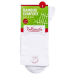 Dámské bambusové ponožky BAMBUS LADIES COMFORT SOCKS - BELLINDA - bílá 39 - 42