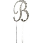 Zapichovací dekorace Písmeno B 11 cm STB02 dortis