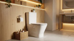 WC kombi komplet SAT B-Way vírové včetně prkénka softclose, vario odpad SAT2168STORP SAT2168STORP