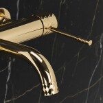 REA - Vanová baterie LUNGO Diamond - zlatá REA-B6448