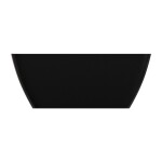 OMNIRES - PARMA M+ volně stojíci vana, 159 x 71 cm bílá / černá lesk /BCP/ PARMAWWBCP