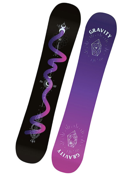 Gravity SIRENE black snowboard 156