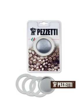 Pezzetti Sada těsnění pro hliníkové moka konvice na 2 šálky (8000743001724)