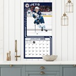 JF Turner Kalendář Winnipeg Jets NHL 2026 Wall Calendar