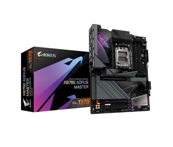 GIGABYTE MB Sc AM5 X870E AORUS MASTER, AMD X870, 4xDDR5, 2xHDMI, 2xUSB4, WiFi EDF_1821547
