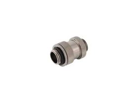 BitsPower Aqua-Pipe II (22-31mm) pro nádrže - 2x G1/4 závit lesklá černá (BP-BSDG14AALPI)