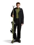 Pánské merino triko dlouhý rukáv, 1/2 zip ICEBREAKER Mens Merino 200 ZoneKnit LS Half Zip, Dark Loden/Sphagnum/Cb velikost: XL