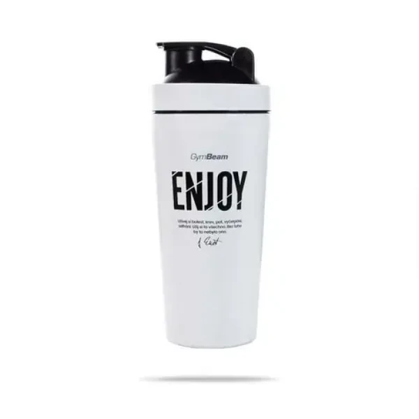 Šejkr ENJOY 750 ml - GymBeam (750 ml, bílá) (63325-1-single_variant)