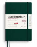 Týdenní plánovač Forest Green, Medium A5 2027, Softcover,English
