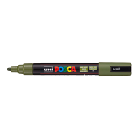 Posca popisovač PC-5M, 1,8 - 2,5 mm, khaki zelená (7)