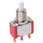 C & K Switches, 8221MDZGE tlačítko, 6.35 mm, 120 V, 28 V/DC, 1 A, 1 ks
