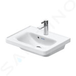 DURAVIT - D-Neo Umývátko 500x400 mm, s přepadem, otvor pro baterii, bílá 0742500000