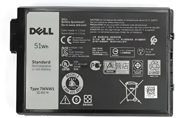 DELL Baterie 51Wh / Baterie pro notebook / 3-článková / Li-Ion (H82T6)