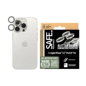 PanzerGlass SAFE Camera Apple iPhone 16 Pro/15 Pro/16 Pro Max/15 Pro Max třpytivě stříbrné Hoops (SAFE95893)