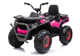 Mamido Dětská elektrická čtyřkolka XMX607 4x4 lakovaná růžová