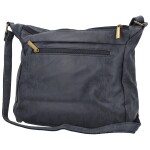 Trendy dámská koženková crossbody kabelka Estina, tmavě modrá