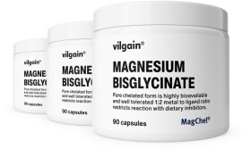 Vilgain Hořčík bisglycinát – 3× 90 kapslí