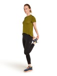 ICEBREAKER Wmns 125 Cool-Lite Speed SS Slit Back T, Algae (vzorek) velikost: S