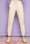 Monnari Kalhoty Bavlněné tepláky Multi White