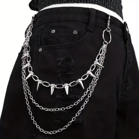 Ptakoviny.cz Řetěz s hroty punk