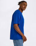 Tričko Organic Basics True Heavy Boxy Fit Tee Vibrant Blue