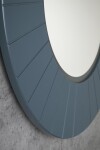 SAPHO - LUMIRO STRIP kulaté zrcadlo s LED osvětlením v rámu ø 90cm, siena LR950-4242S
