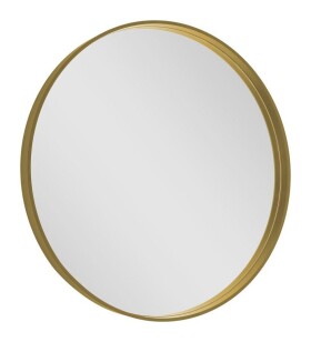 SAPHO - NOTION kulaté zrcadlo v rámu ø 70cm, zlato mat NT700G