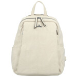 Stylový dámský koženkový kabelko/batoh Olívie, krémový