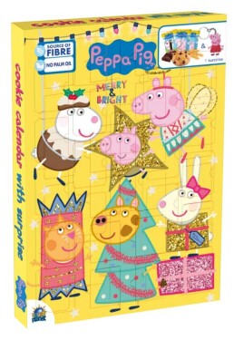 Adventní kalendář Peppa Pig se sušenkami 132g