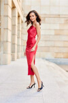 Večerní šaty SUK0438 červené - Roco Fashion 36