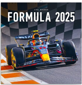 Kalendář 2025 poznámkový: Formule - Jiří Křenek, 30 × 30 cm