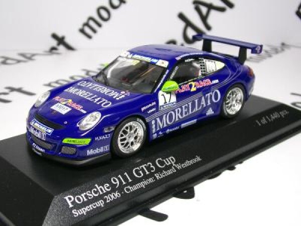 Porsche 911 GT3 Cup Supercup '06 Richard Westbrook - MINICHAMPS 1:43