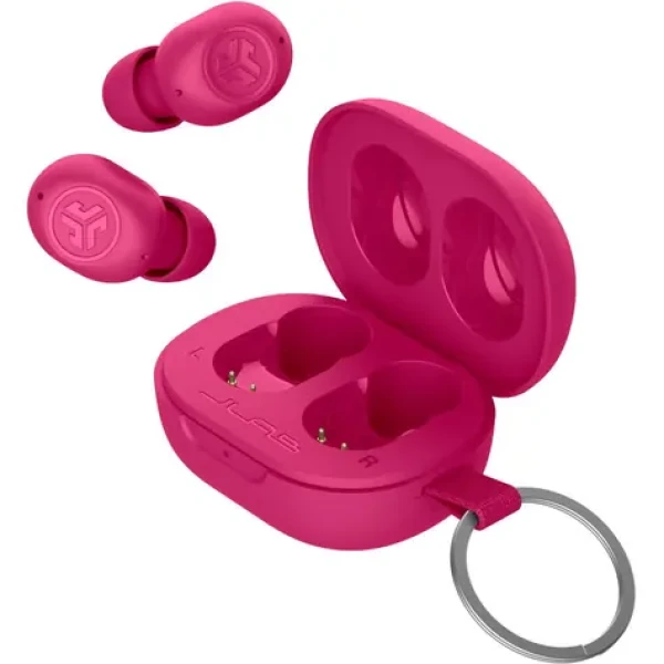 JLAB JBuds Mini TWS Earbuds růžová / bezdrátová sluchátka s mikrofonem / IPX5 (810119070852)