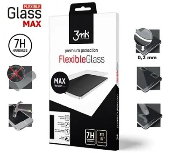 3mk FlexibleGlass Max Hybridní sklo pro Samsung Galaxy A40 (SM-A405) černá (5903108143073)