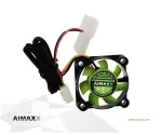 AIMAXX eNVicooler 4thin GreenWing / Ventilátor / 40 mm / 3pin / 3000–6000 RPM / 18,5 dB (eNVicooler 4thin GW)