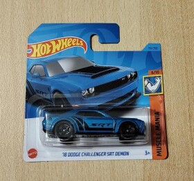 Hot Wheels '18 Dodge Challenger SRT Demon, HKJ54