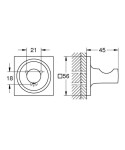 GROHE - Allure Háček, Warm Sunset 40284DA1