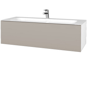 Dřevojas - Koupelnová skříňka VARIANTE SZZ 120 pro umyvadlo Finion - N01 Bílá lesk / N07 Stone 270315
