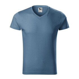 Slim Fit tričko s výstřihem do V M model 18010204 pánské M - Malfini